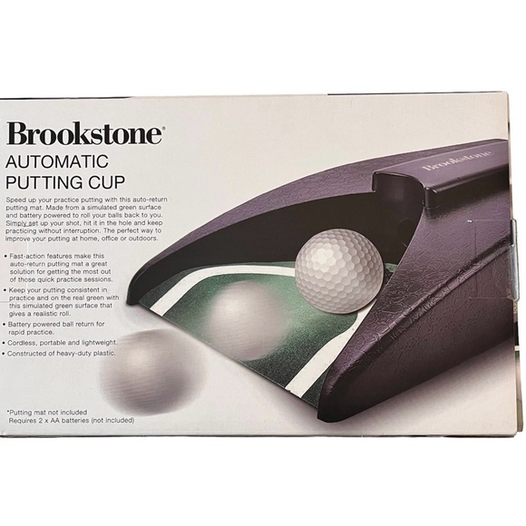 Brookstone Automatic Golf Putting Cup New In Box - Picture 2 of 3